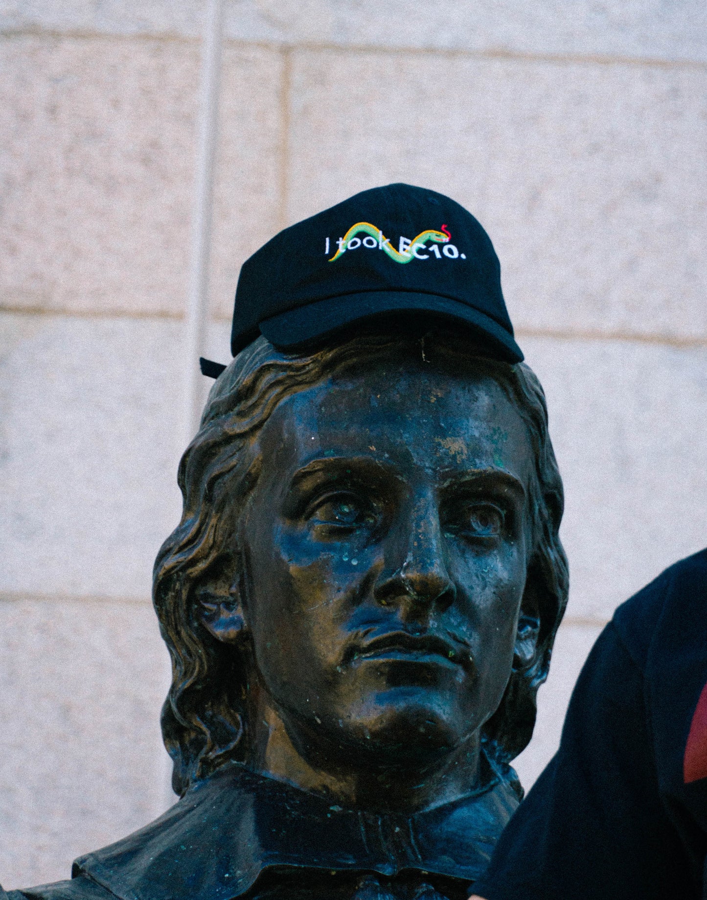 I took EC10 - Hat (White Text)