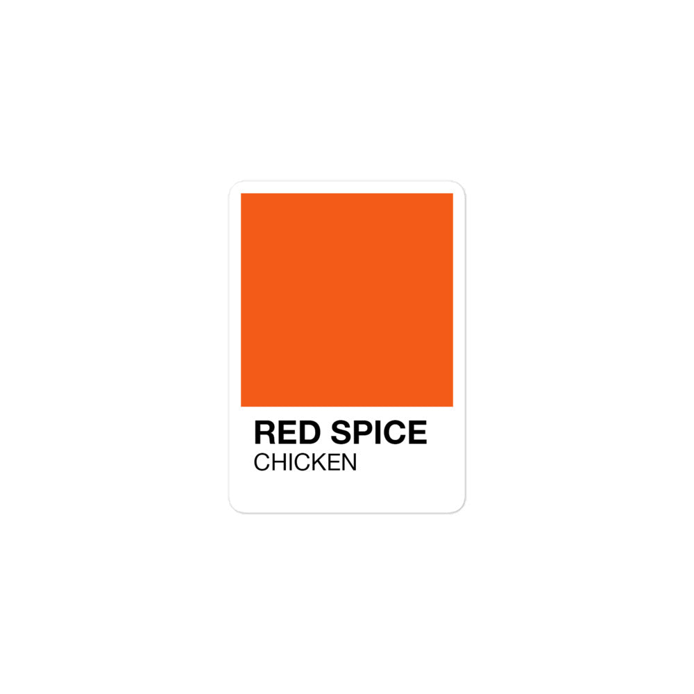 Red Spice Pantone - Sticker