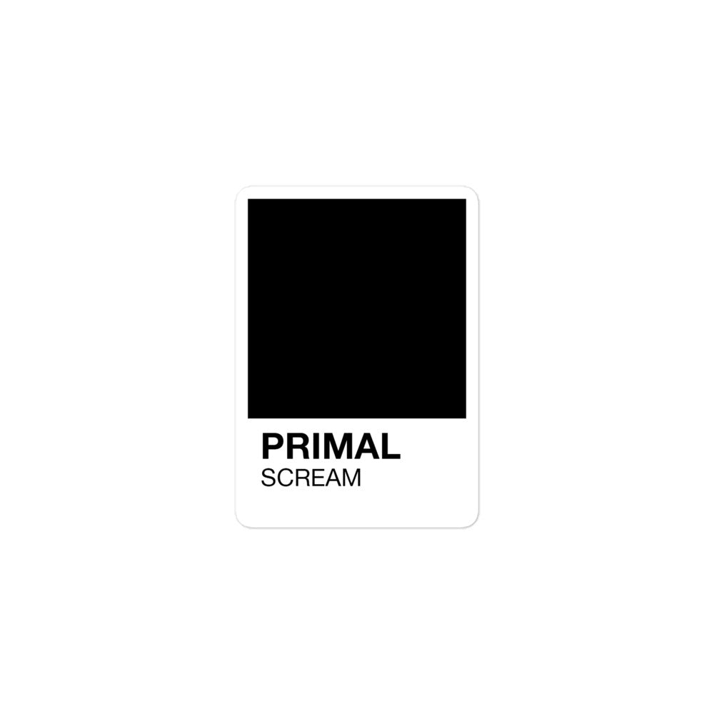 Primal Scream Pantone - Sticker