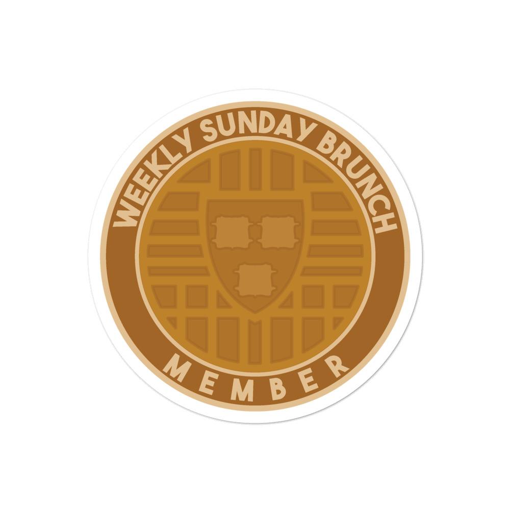 Weekly Sunday Brunch Member - Sticker