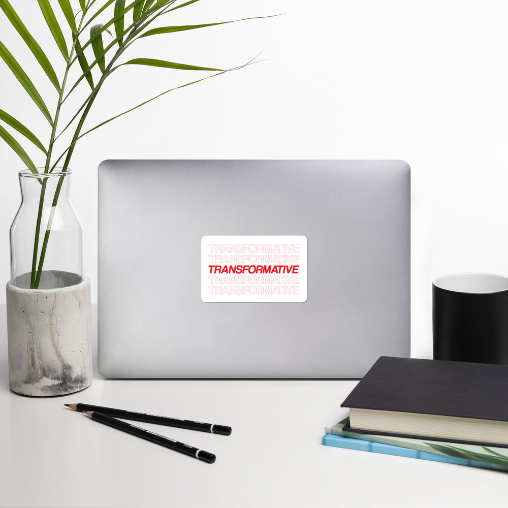 Transformative - Sticker (Red)