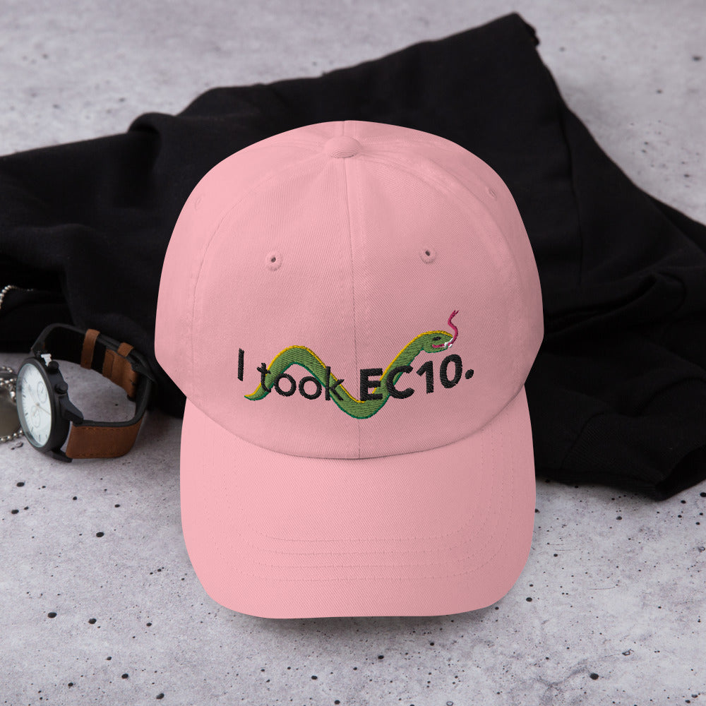 I took EC10 - Hat (Black Text)