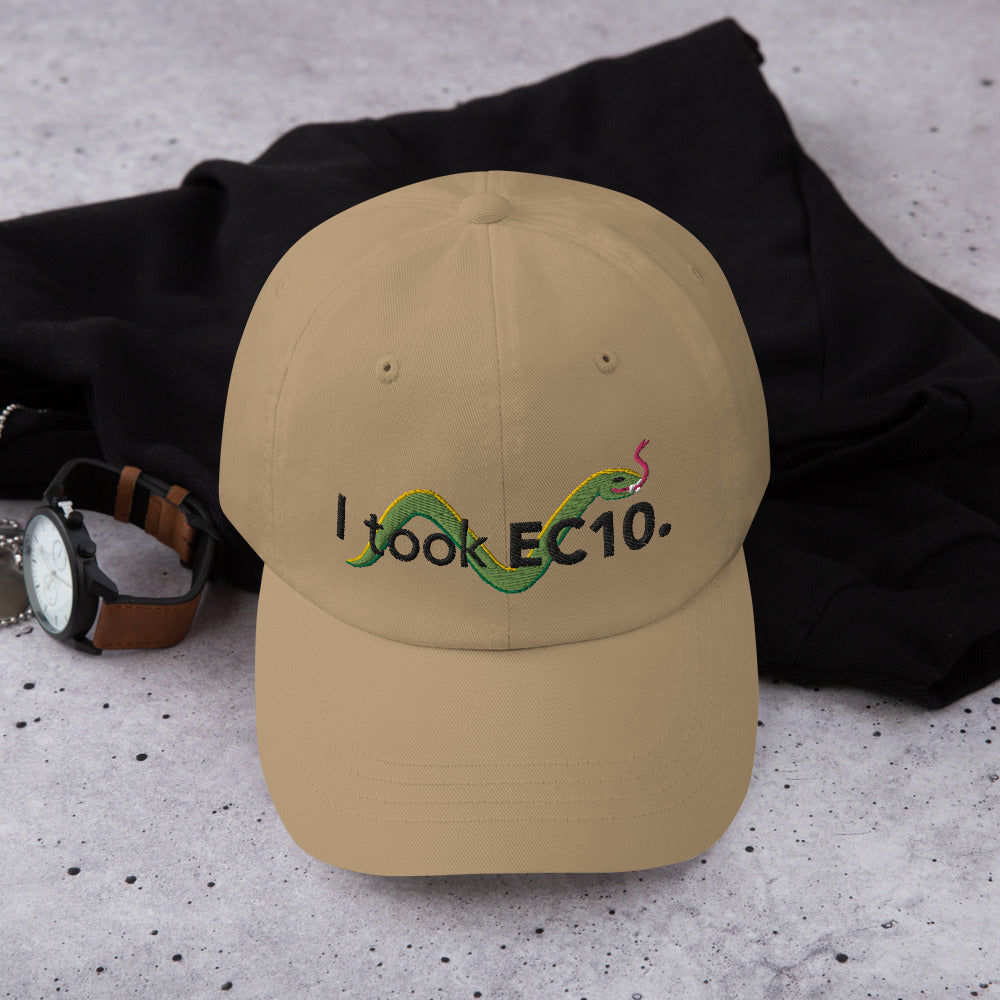 I took EC10 - Hat (Black Text)