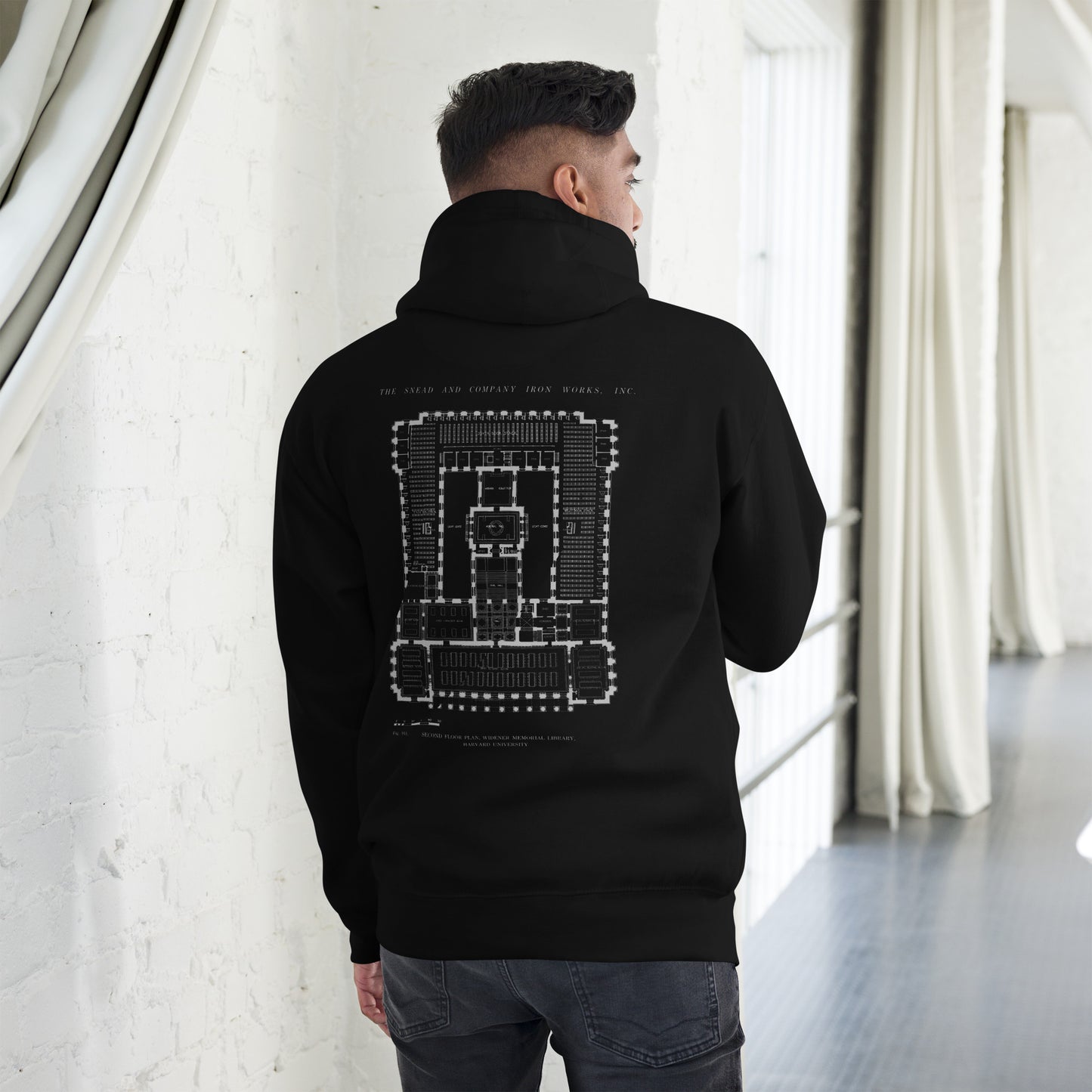 Widener Blueprint - Hoodie