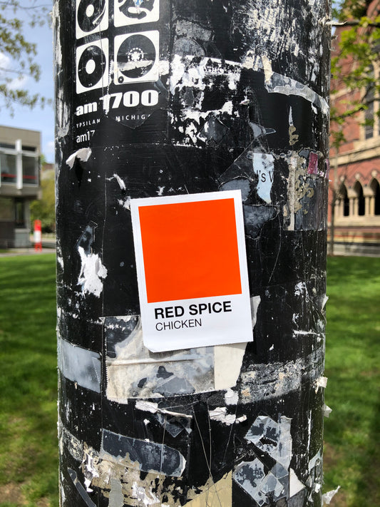 Red Spice Pantone - Sticker